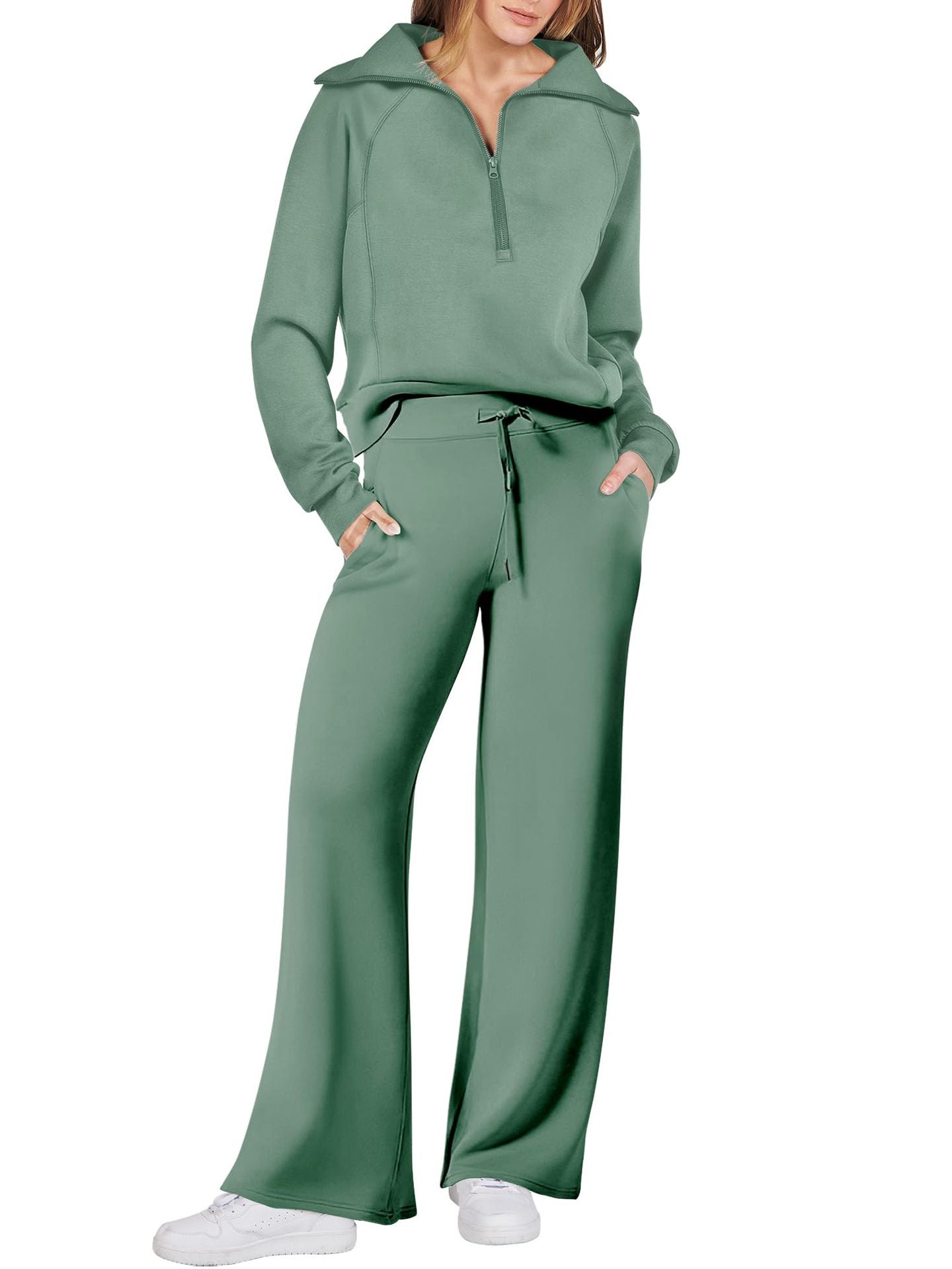 ⏰Super-Angebot – Zweiteiliges Freizeit-Sweatshirt-Set für Damen (2 kaufen, kostenloser Versand)