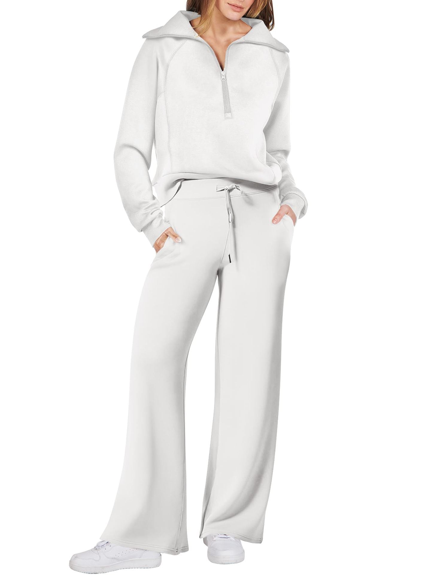 ⏰Super-Angebot – Zweiteiliges Freizeit-Sweatshirt-Set für Damen (2 kaufen, kostenloser Versand)