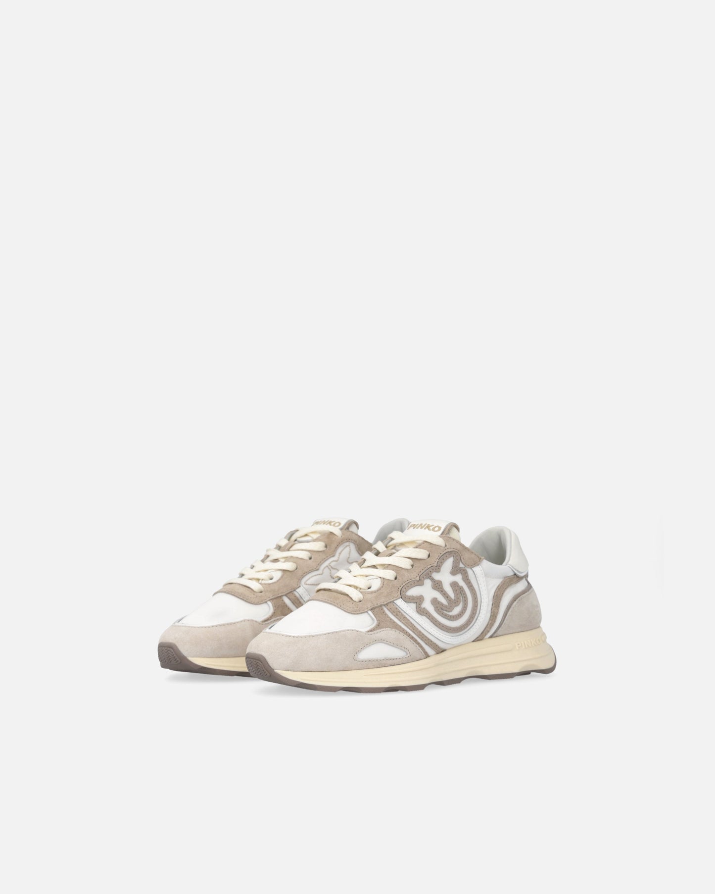 Suede sneakers with logo