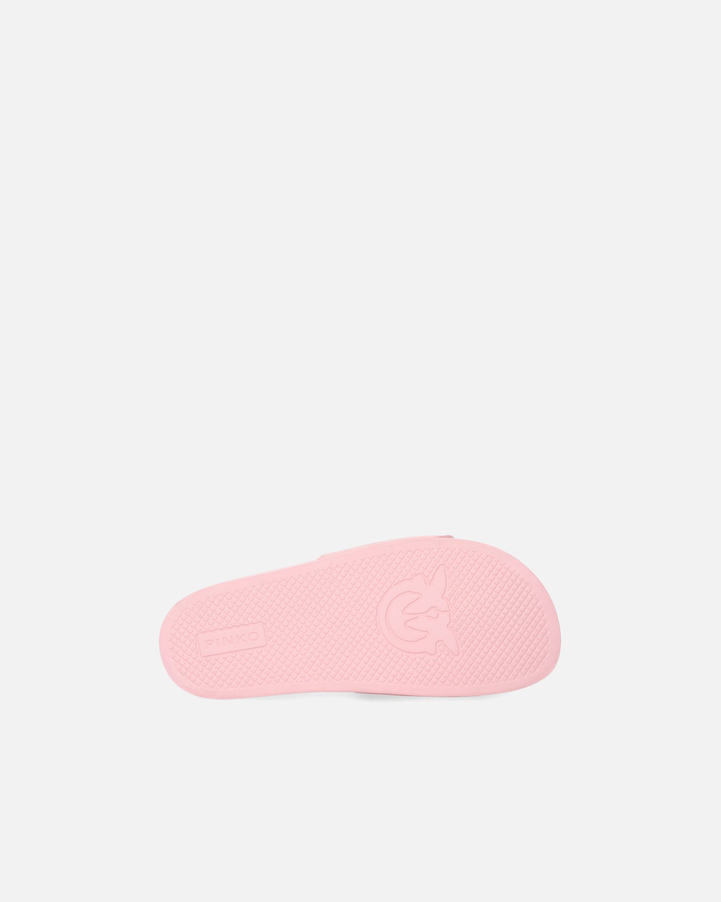 Rubber slip-on sandals with Love Birds maxi logo