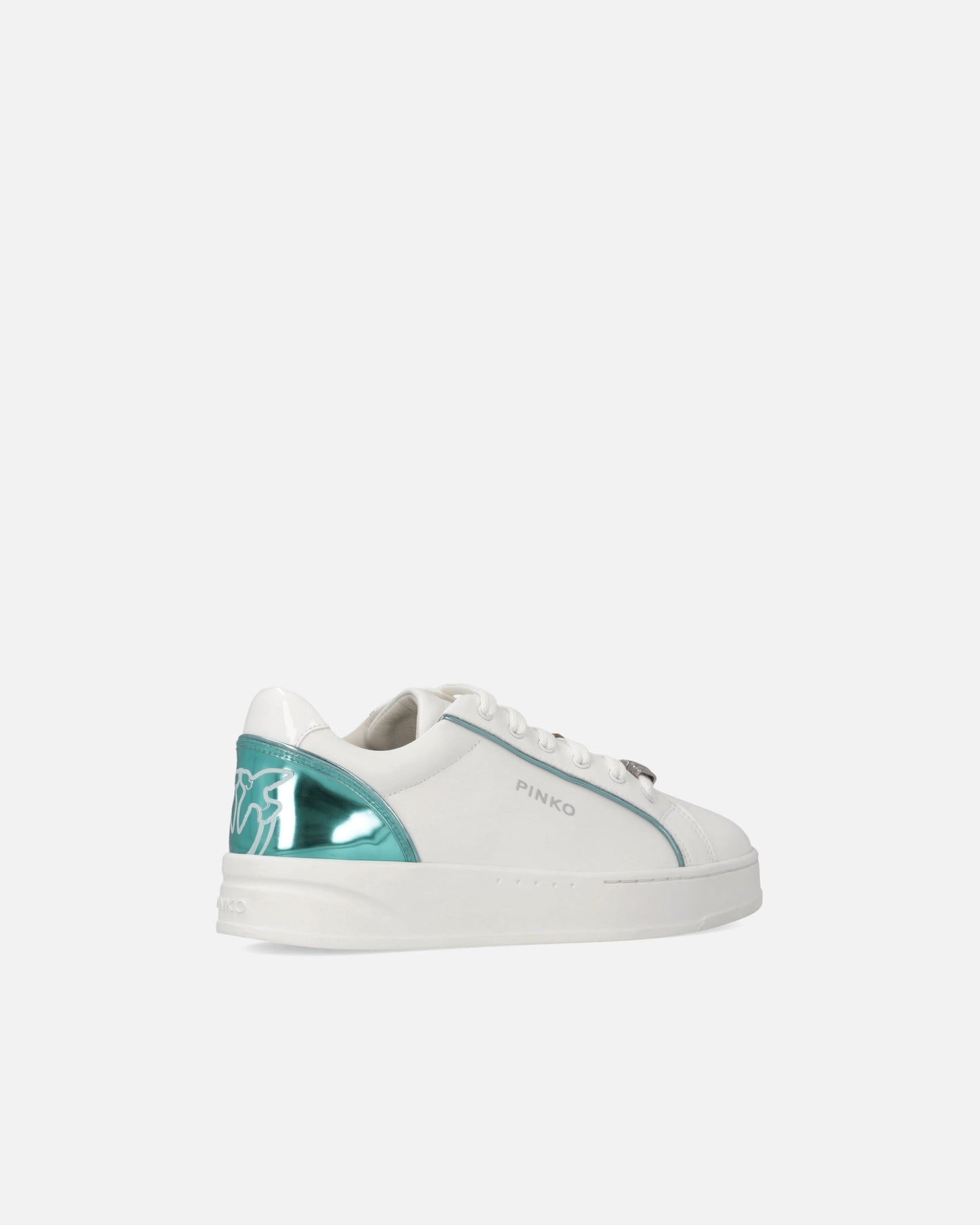 Leather sneakers with logo