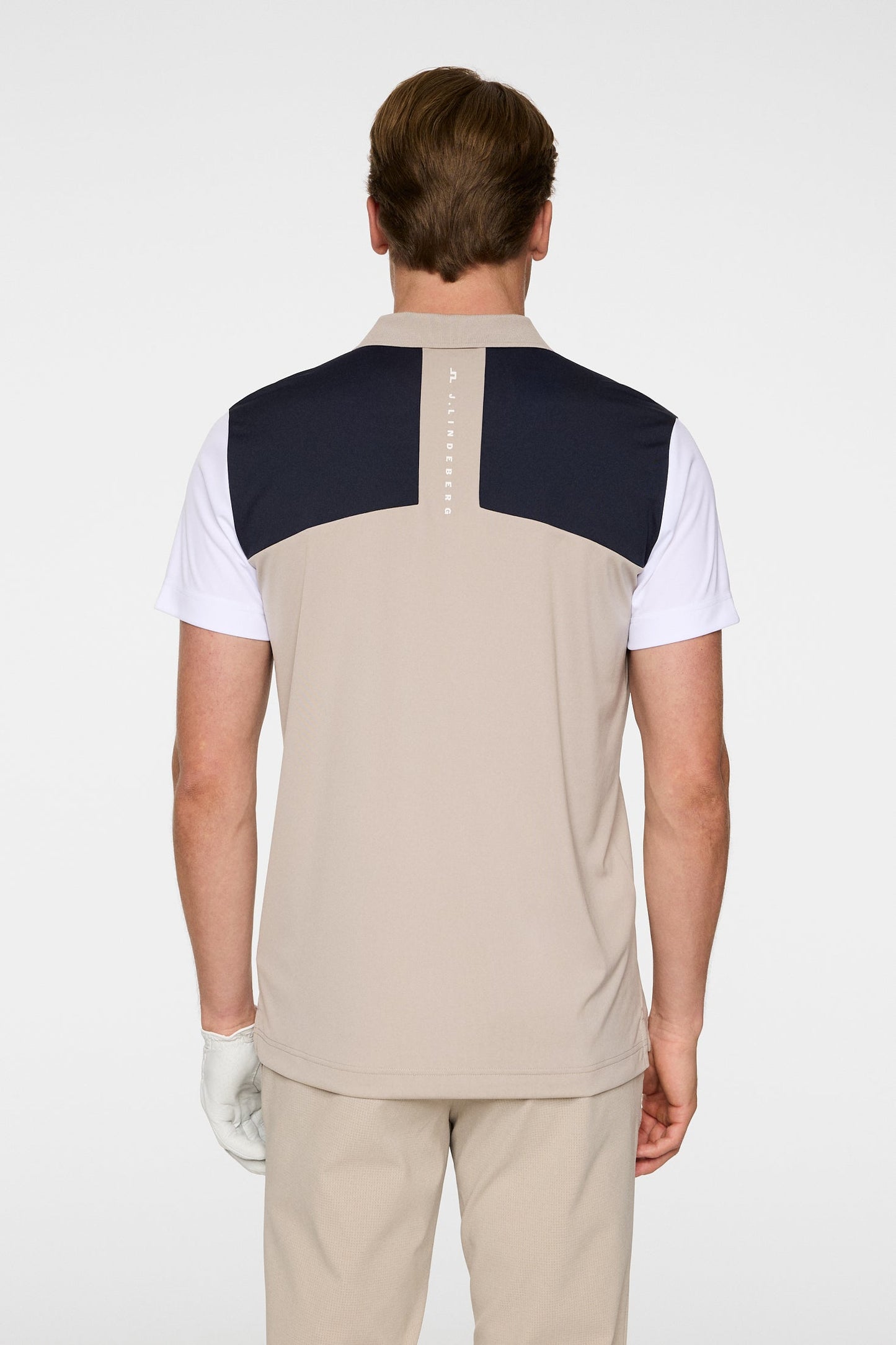 Block Polo / Oyster Brown