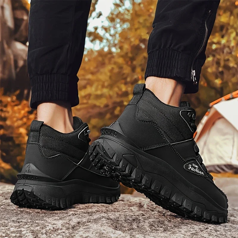 (⏰Zeitlich begrenztes Angebot 70% Rabatt) Herren Arbeits- und Wanderstiefel – wasserdicht, rutschfest, durchtritts- und bruchsicher, breite Zehenkappe, Fußgewölbestütze – ideal für den Alltag und Outdoor-Abenteuer