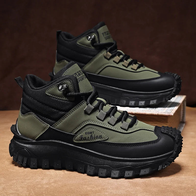 (⏰Zeitlich begrenztes Angebot 70% Rabatt) Herren Arbeits- und Wanderstiefel – wasserdicht, rutschfest, durchtritts- und bruchsicher, breite Zehenkappe, Fußgewölbestütze – ideal für den Alltag und Outdoor-Abenteuer